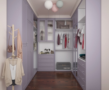 Modern Clothes Storage Area-ID:980770984