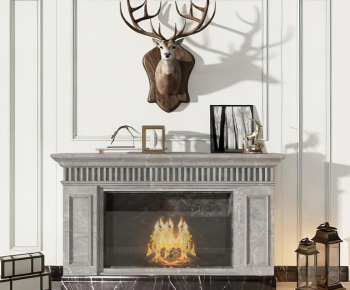 Simple European Style Fireplace-ID:767183471