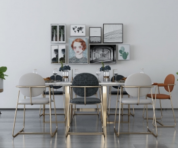 Modern Dining Table And Chairs-ID:732675178