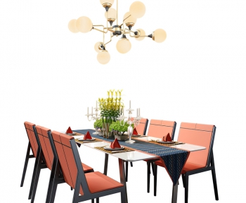 Modern Dining Table And Chairs-ID:274561347