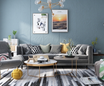 Nordic Style Sofa Combination-ID:183705627