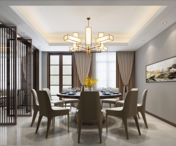 New Chinese Style Dining Room-ID:620582888