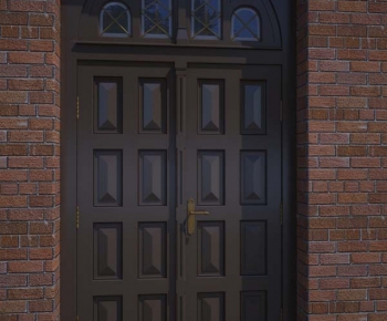 Modern Solid Wood Door-ID:711067995