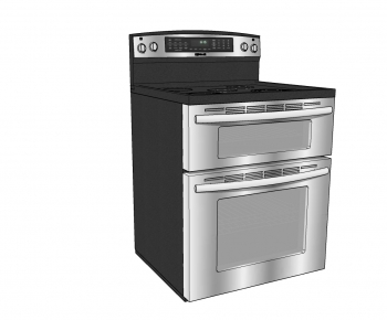 现代煤气灶烤箱组合-ID:640017457
