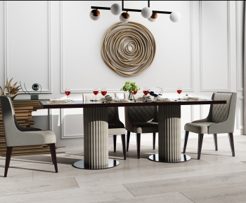 Modern Dining Table And Chairs-ID:868066999