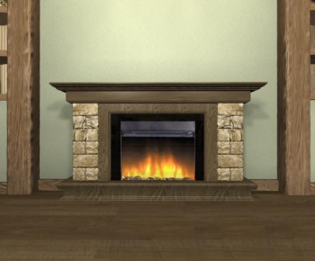 Modern Fireplace-ID:136810681