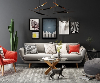 Nordic Style Sofa Combination-ID:956298965