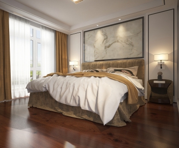 Simple European Style Bedroom-ID:460516376