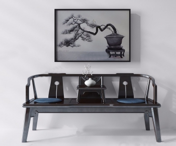 New Chinese Style A Sofa For Two-ID:478271885