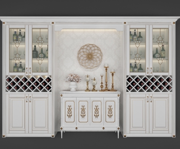 Simple European Style Wine Cabinet-ID:816987973