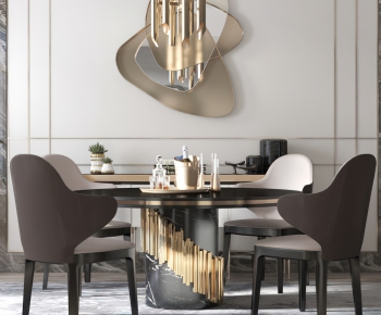 Modern Dining Table And Chairs-ID:701955228