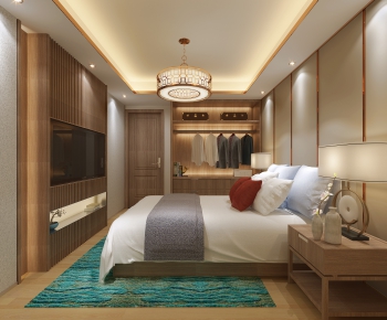 New Chinese Style Bedroom-ID:232885493
