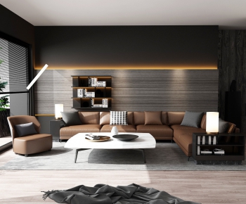 Modern A Living Room-ID:949378914