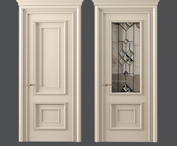European Style Solid Wood Door-ID:143335865