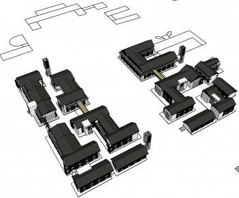 Modern Architectural Bird's-eye View Planning-ID:210597575