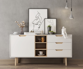Nordic Style Side Cabinet/Entrance Cabinet-ID:357202255