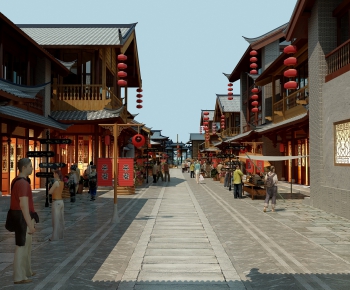 Chinese Style Ancient Architectural Buildings-ID:300391195
