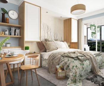Nordic Style Bedroom-ID:263452387