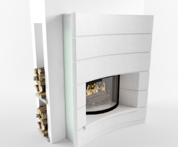 Modern Fireplace-ID:887625237