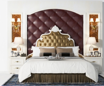 Modern Double Bed-ID:759774745