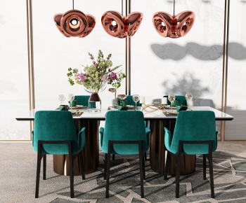 Modern Dining Table And Chairs-ID:308185126