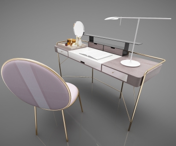 Modern Computer Desk And Chair-ID:960719634