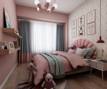 Nordic Style Girl's Room Daughter's Room-ID:538217736