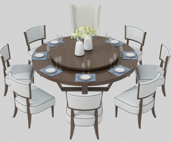 Simple European Style Dining Table And Chairs-ID:661710949