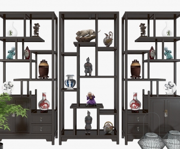 New Chinese Style Antique Rack-ID:501710339