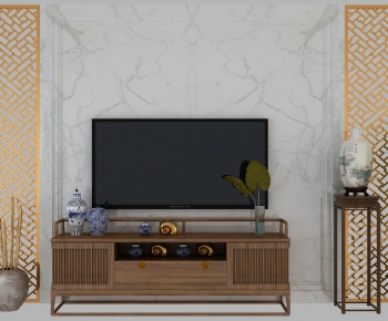 New Chinese Style TV Cabinet-ID:223295128