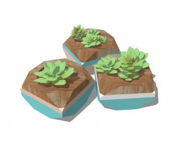 Modern Potted Green Plant-ID:937697769