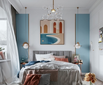 Nordic Style Bedroom-ID:610239754