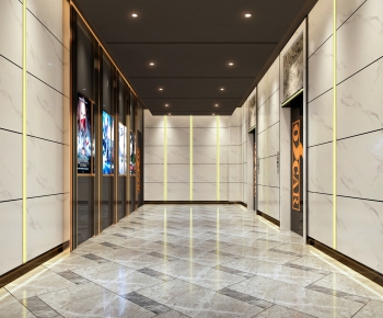 Modern Corridor Elevator Hall-ID:800238177