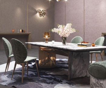 Modern Dining Table And Chairs-ID:507893574