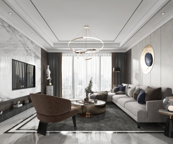 Modern A Living Room-ID:630709278