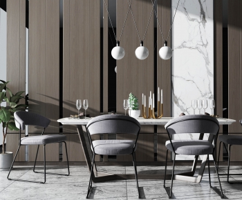 Modern Dining Table And Chairs-ID:194870297