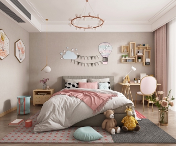 Nordic Style Girl's Room Daughter's Room-ID:938711564