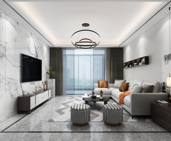 Modern A Living Room-ID:251171599