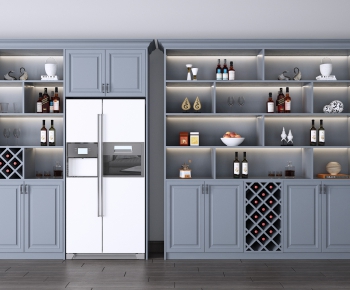 American Style Wine Cabinet-ID:759162772