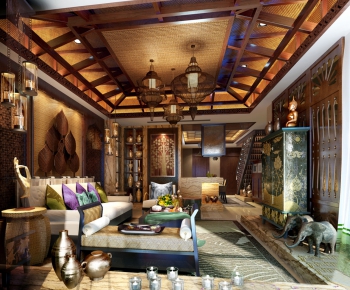 Southeast Asian Style A Living Room-ID:426299765