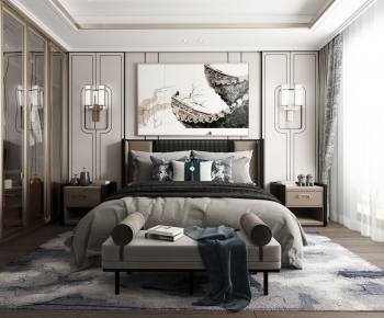 New Chinese Style Bedroom-ID:753416213