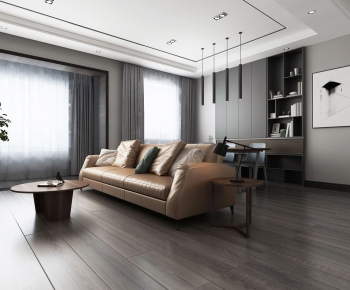 Modern A Living Room-ID:642479226