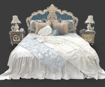 European Style Double Bed-ID:428980183