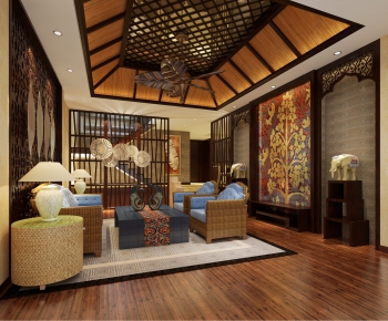 Southeast Asian Style A Living Room-ID:904421134