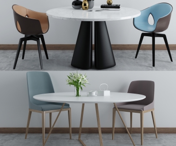 Nordic Style Dining Table And Chairs-ID:553199287