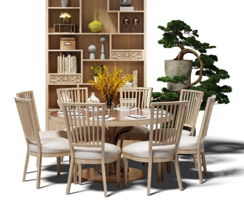 Modern Dining Table And Chairs-ID:609245294