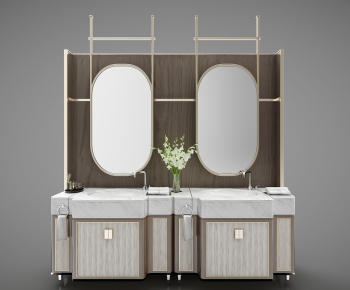 New Chinese Style Bathroom Cabinet-ID:894533124