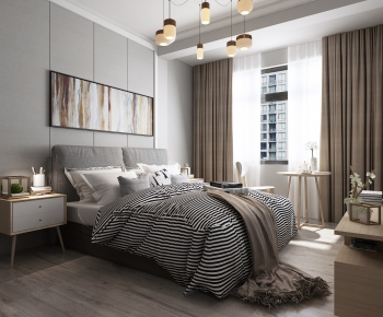 Nordic Style Bedroom-ID:910764629