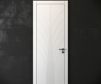 Modern Solid Wood Door-ID:983191725