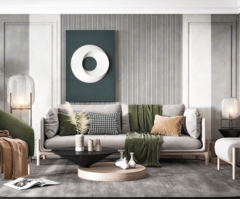 Nordic Style Sofa Combination-ID:696244385